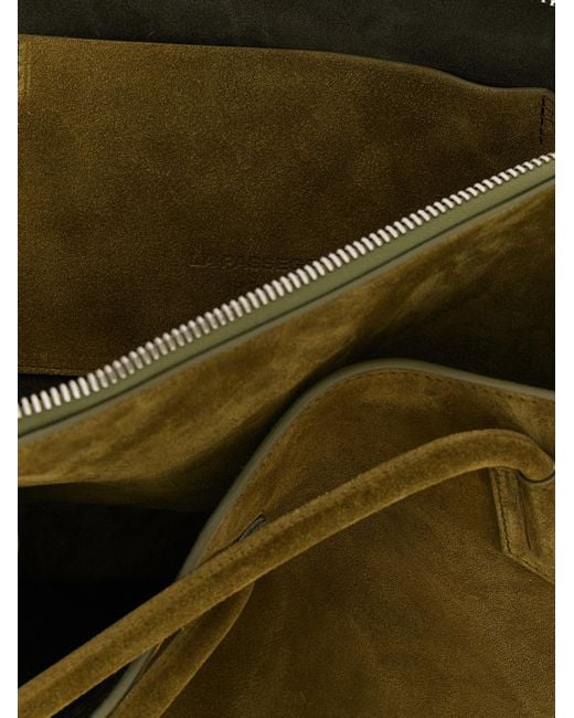 The Attico Green Bovine Leather Shoulder Bag