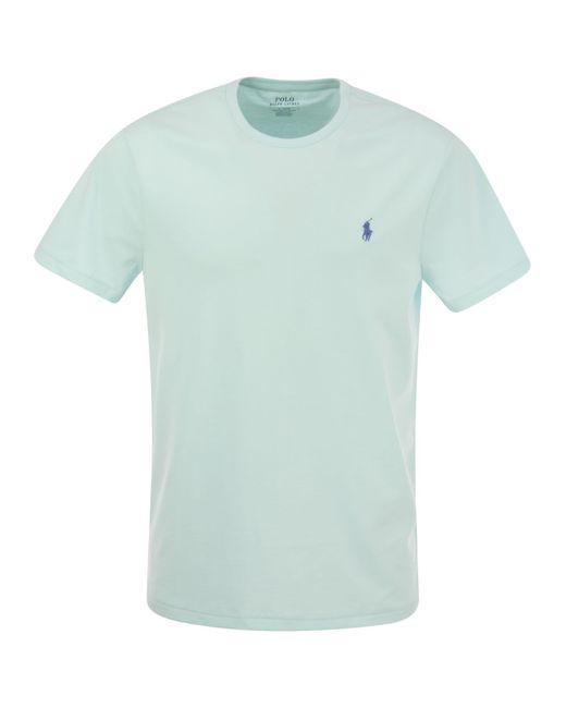 Polo Ralph Lauren Blue Custom Slim-Fit Jersey T-Shirt for men