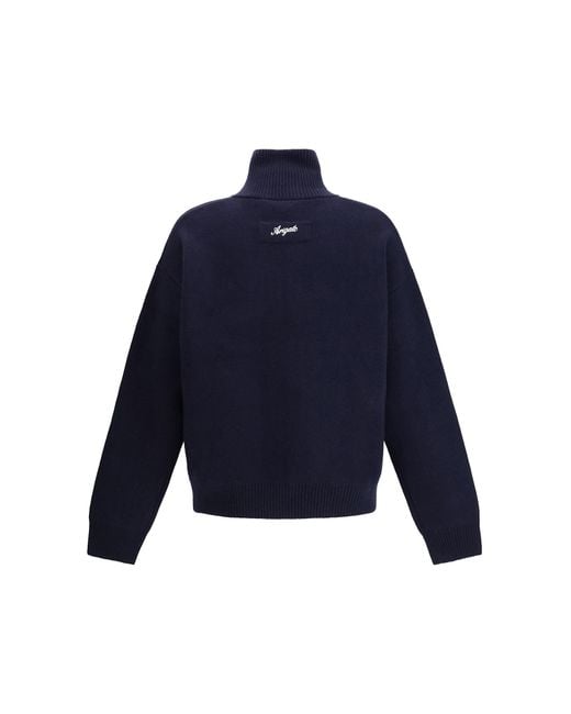 Axel Arigato Blue Zip-Up Sweater for men