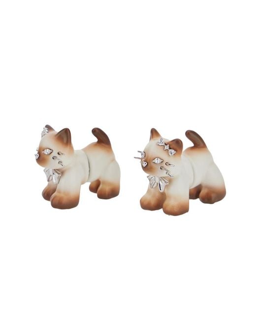 YVMIN Natural Earrings Split Kitten