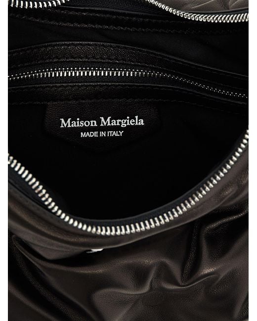 Maison Margiela Black Shoulder Bag 'Glam Slam Hobo Small'