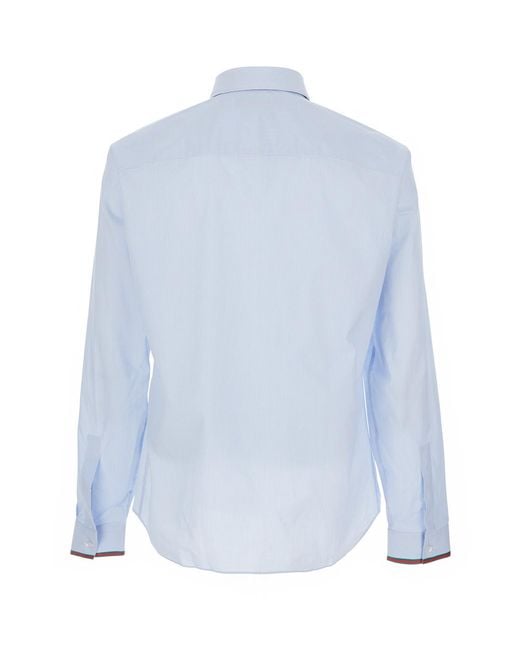 Gucci Blue Shirt, Cotton for men