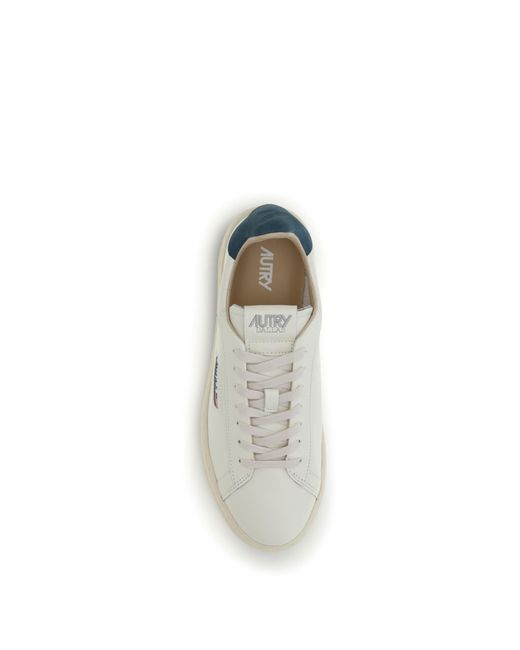 Autry White Dallas Low Sneakers for men