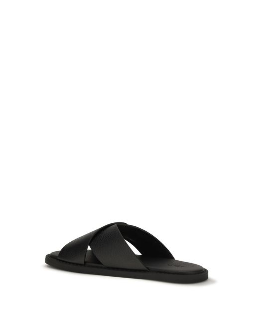 Fendi Black Slide Sandals By for men