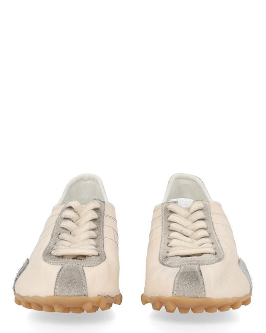 Maison Margiela Natural Sneakers Sprinters Leather Trainers