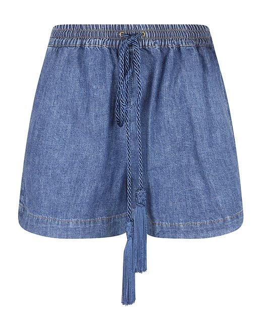 Valentino Garavani Blue Short Denim