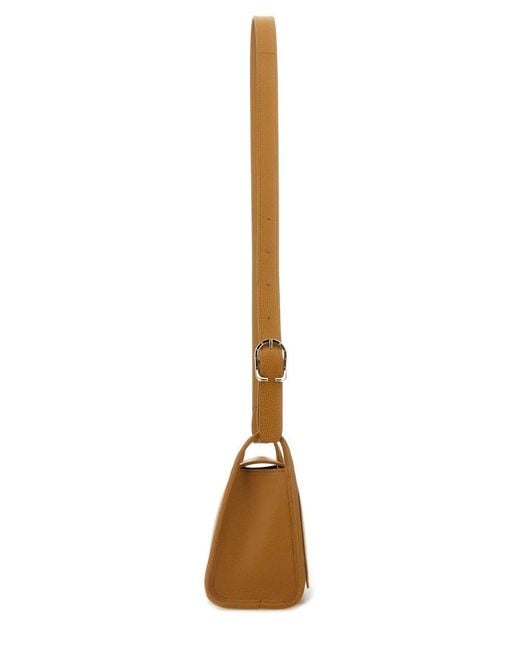 Longchamp Le Foulonne Shoulder Bag M in White | Lyst