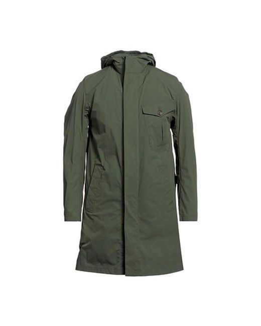 Herno Green Coat Pa0069U-12309 Open,Cream Clothing for men