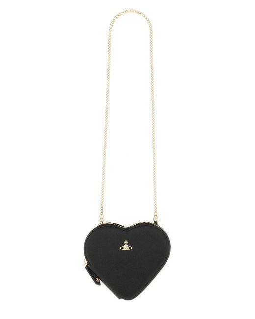 Vivienne Westwood White Heart Shoulder Bag