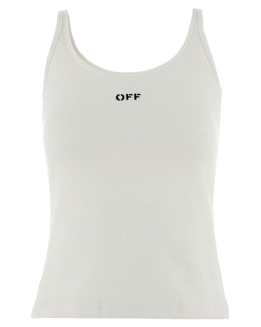 Off-White c/o Virgil Abloh White 'off Stamp' Top