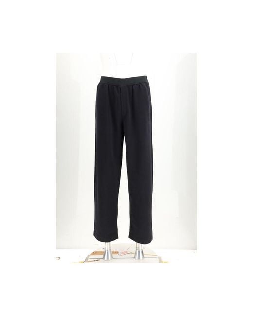 MM6 by Maison Margiela Blue Cotton Casual Pants for men