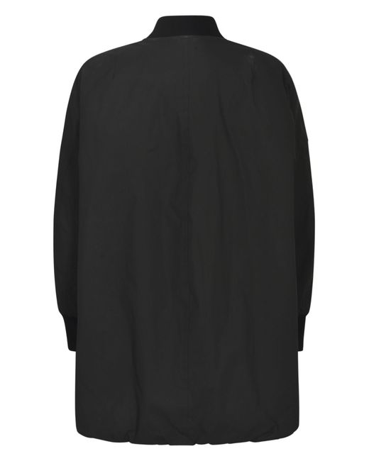 Jil Sander Black Stand-up Collar Oversized Jacket