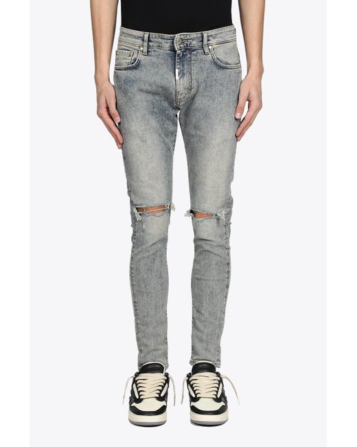 Represent Destroyer Denim Bleached E 