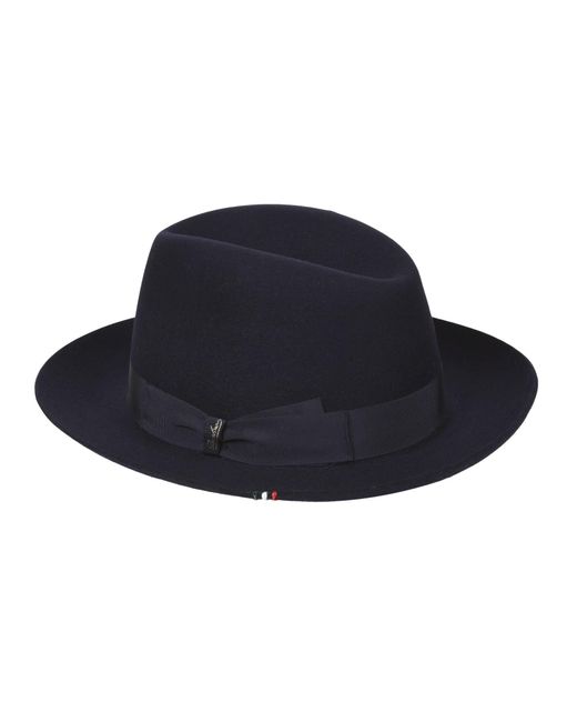 Borsalino Blue Bow Detail Don Hat for men