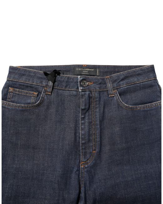 Dolce & Gabbana Blue Dark Wash Denim Jeans