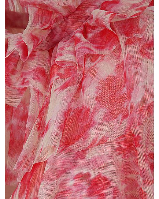 Philosophy Di Lorenzo Serafini Pink Long Sleeves Printed Sweater