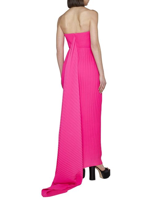 Solace London Pink Harlee Maxi Dress