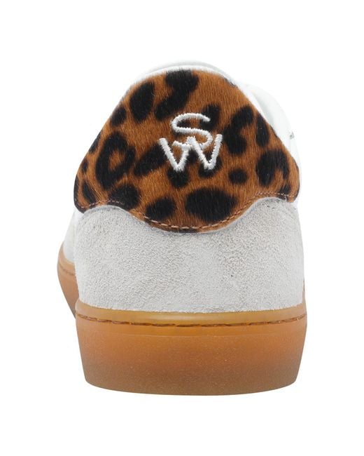 Stuart Weitzman White Sw Runaround Sneakers