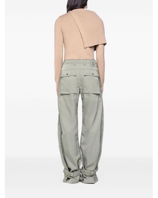 Rabanne White Oversized Sweater Merino Wool