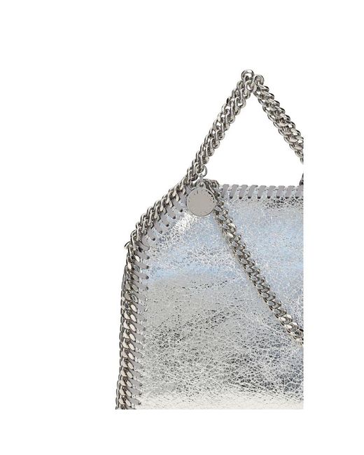Stella McCartney Gray Silver Polyester Handbag
