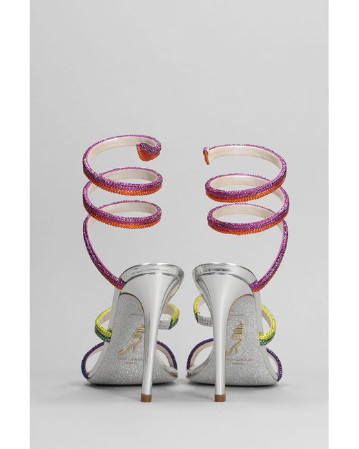 Rene Caovilla Multicolor Sandals