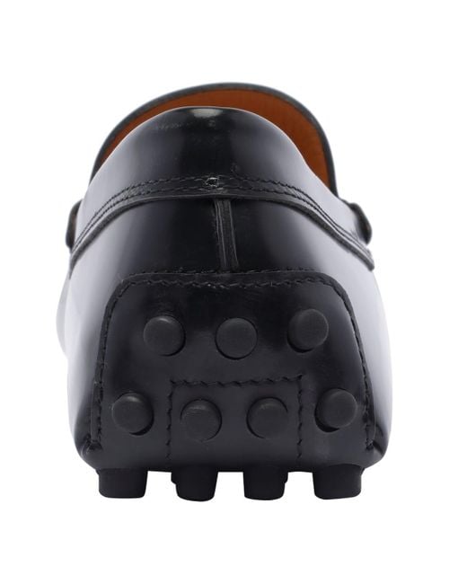 Tod's Black Flat Shoes