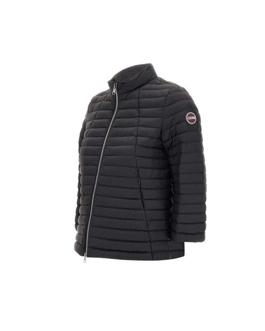 Colmar Blue Stand-Up Collar Quilted Padded Jacket
