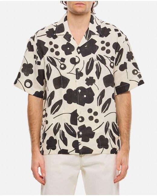 Jacquemus Brown Jean Linen Shirt for men