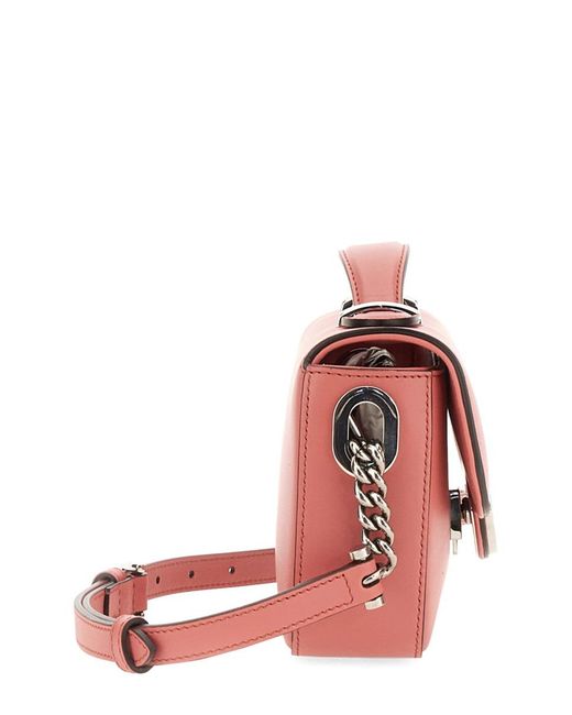 Gucci Pink Mini Petite Shoulder Bag Gg Main: Calf Leather Handbags