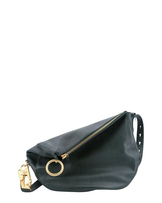 Burberry knight bag ミディアム　ほぼ未使用 Burberry Medium Knight Leather Shoulder Bag | Black | FARFETCH