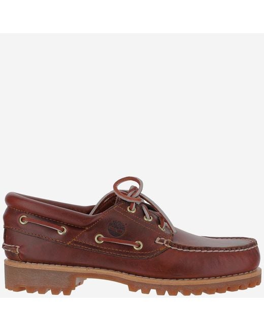 Timberland Brown Leather Loafers for men
