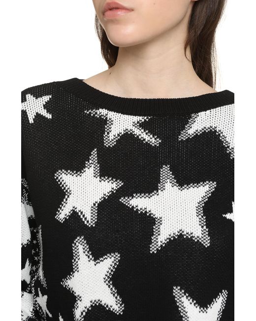 Stella McCartney Black Long Sleeve Crew-Neck Sweater