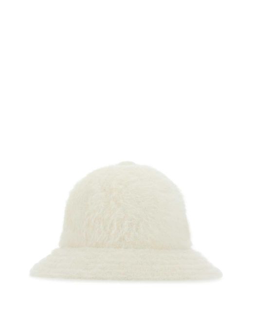 Kangol White Ivory Angora Blend Furgora Casual Hat