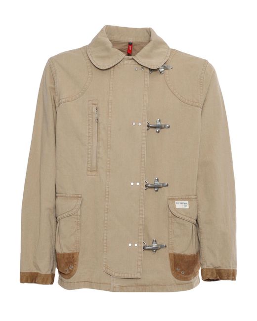 Fay Natural Peacoat Archive for men