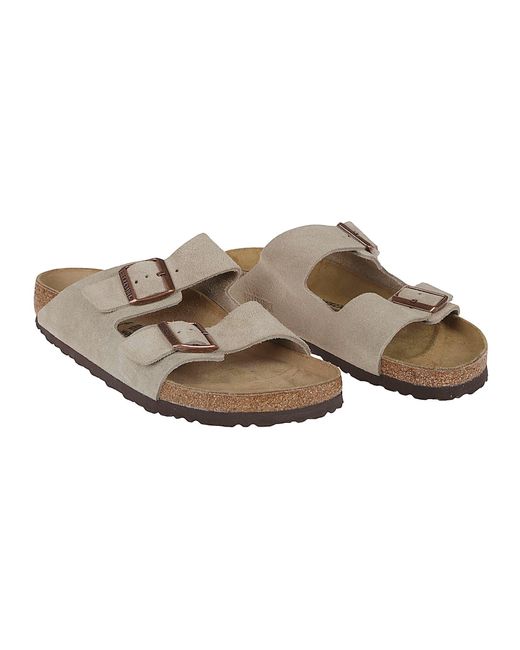 Birkenstock White Arizona Sandals