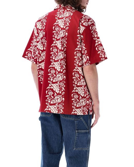 Carhartt Red Floral Shirt for men
