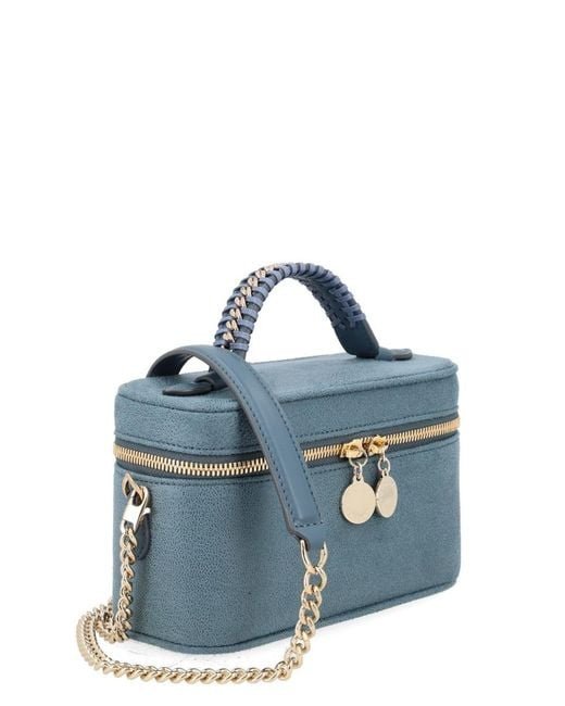 Stella McCartney Blue Shoulder Bag Vanity Falabella Polyamide