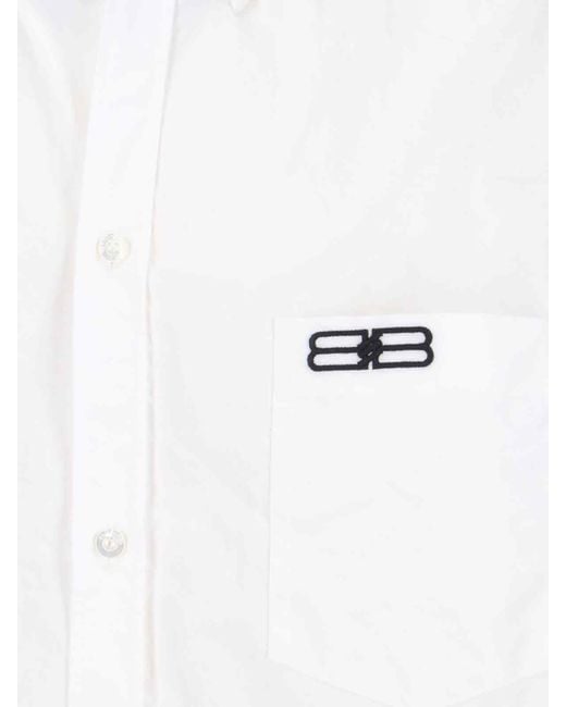 Balenciaga White Shirts Material 1: Cotton for men