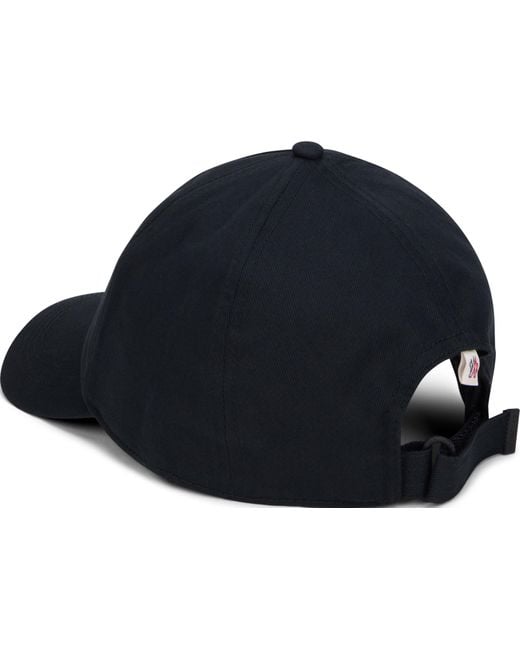 Moncler Blue Baseball Cap Cotton Hat for men