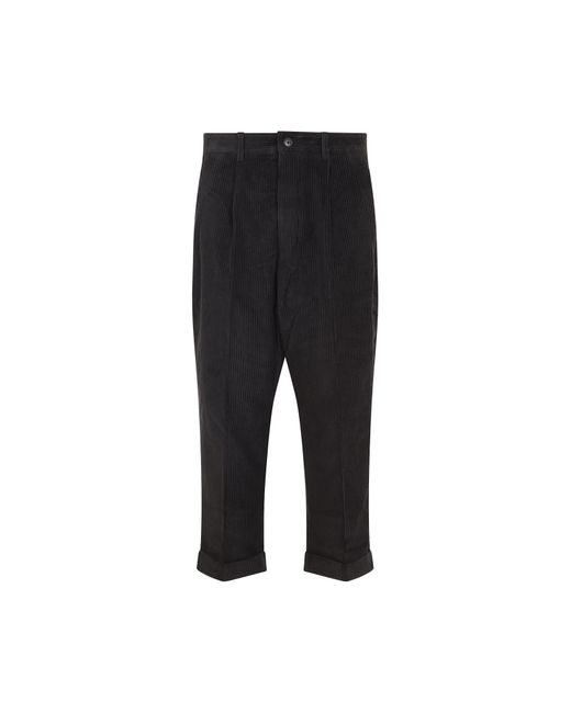 AMI Black Carrot Oversized Pants for men