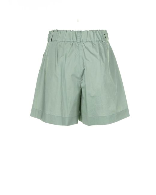 Woolrich Green Cotton Shorts