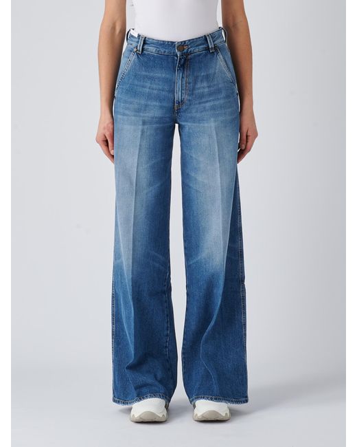 PT01 Blue Cotton Jeans
