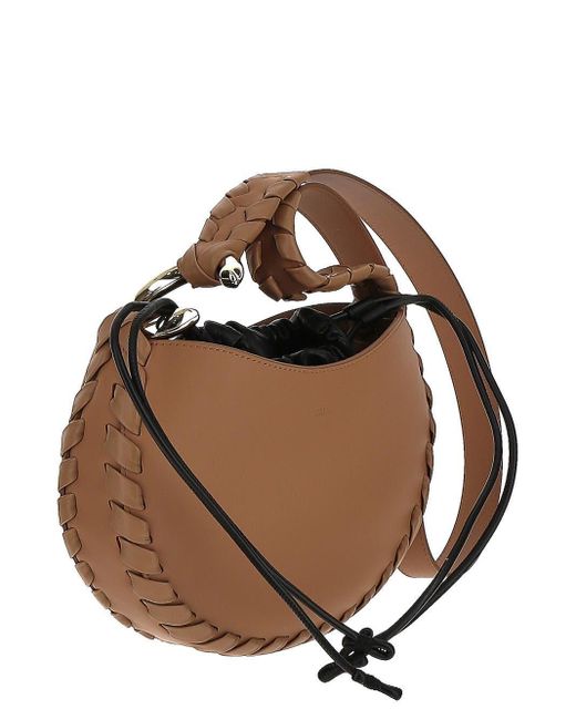 Chloé Brown Small Hobo Bag
