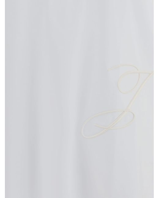 Jacquemus White Logo T-Shirt for men