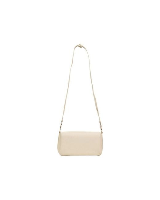 Love Moschino White Beige Polyethylene Handbag