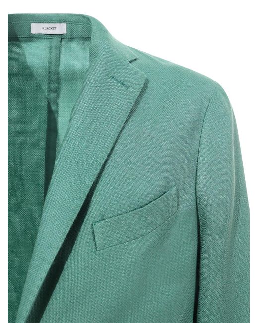 Boglioli Green Single-breasted Jacket for men