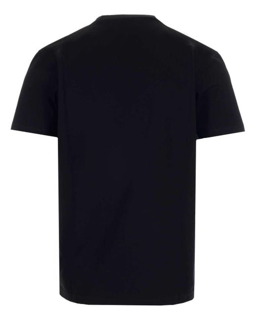 Balmain Black Logo-embossed T-shirt for men