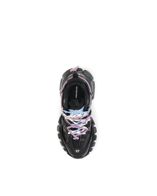 Balenciaga Black Polyester Athletic Sneakers