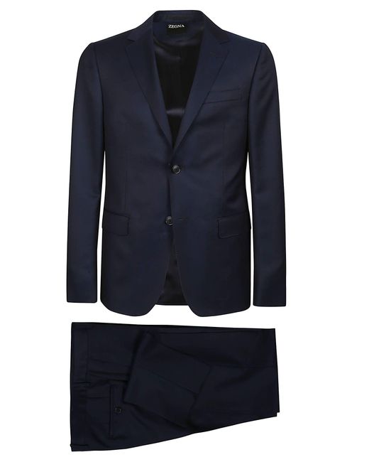 Zegna Blue Lux Tailoring Suit for men