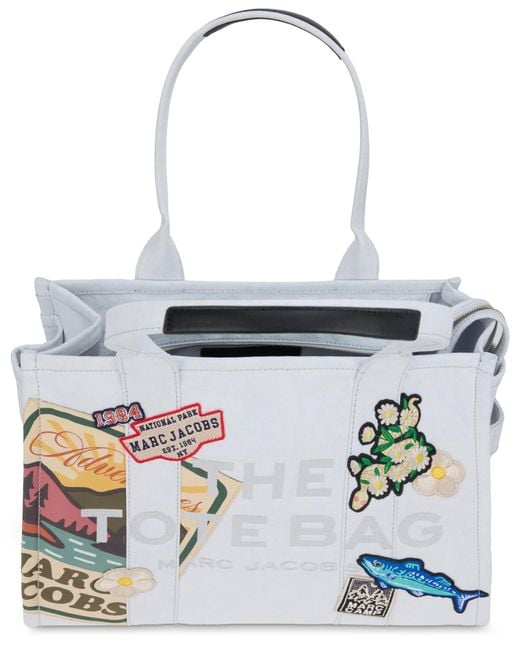 Marc Jacobs Blue Tote Bag Cotton